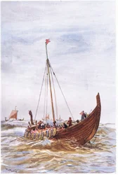 Navire de guerre à l